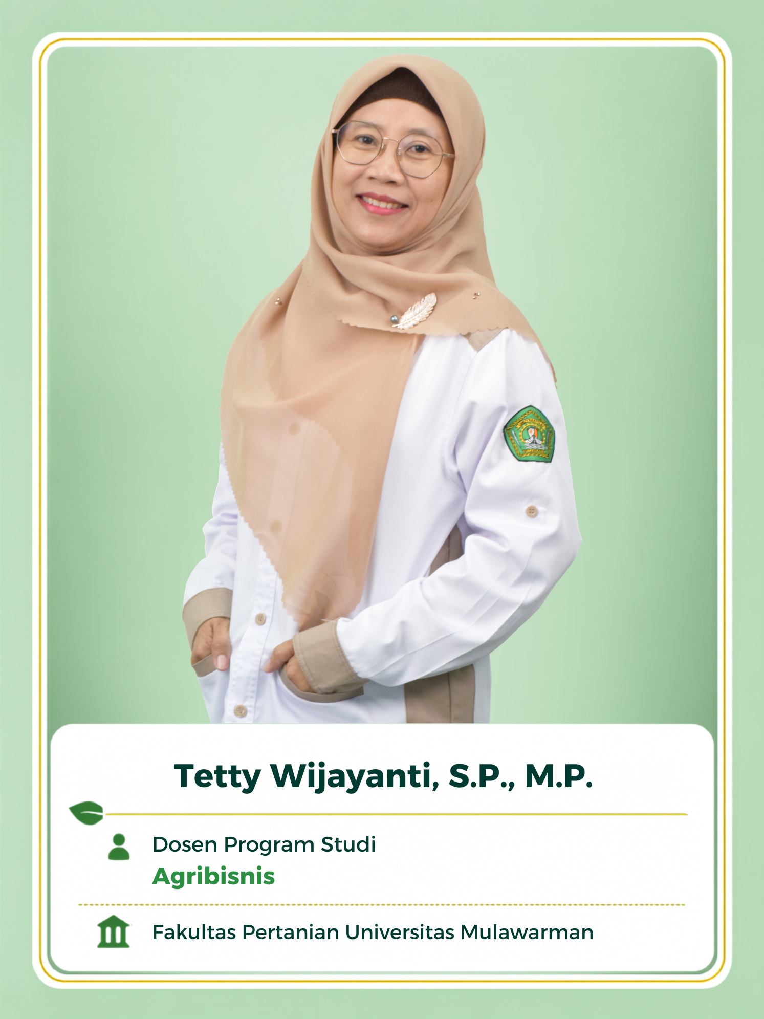 Foto dosen Program Studi Agribisnis