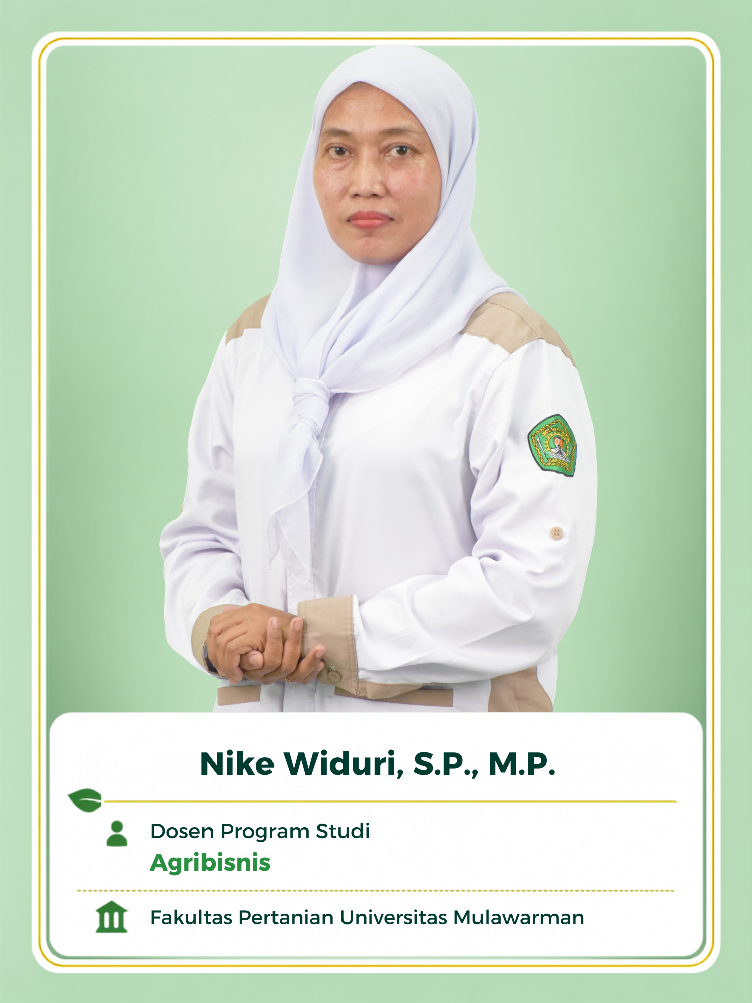 Foto dosen Program Studi Agribisnis