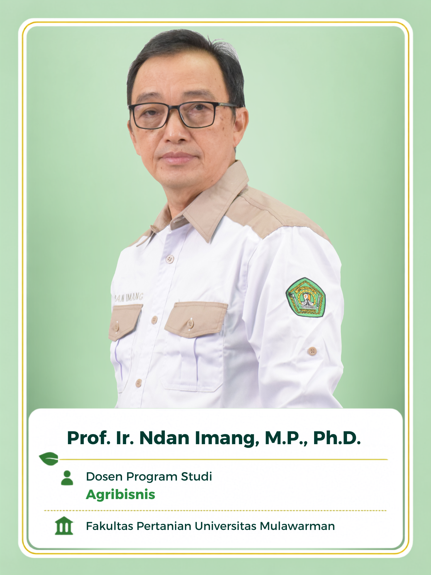 Foto dosen Program Studi Agribisnis