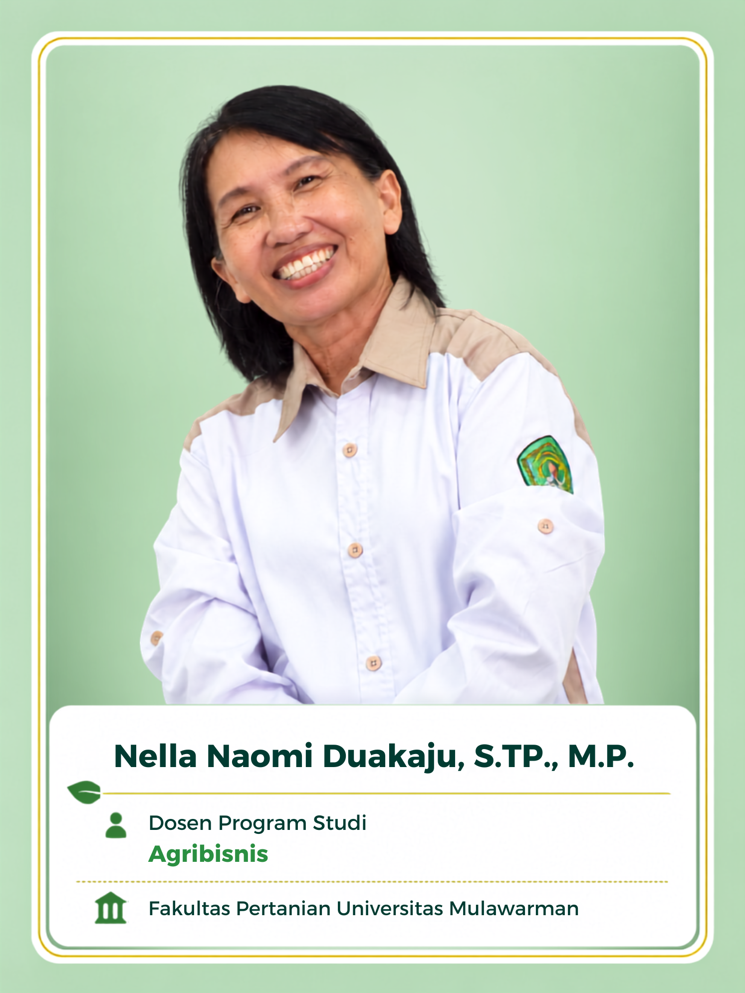 Foto dosen Program Studi Agribisnis