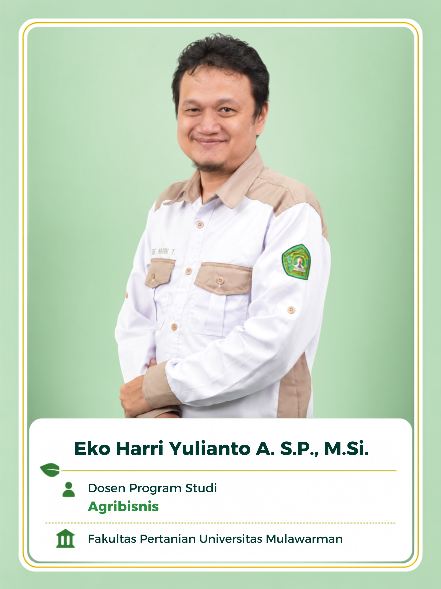 Foto dosen Program Studi Agribisnis