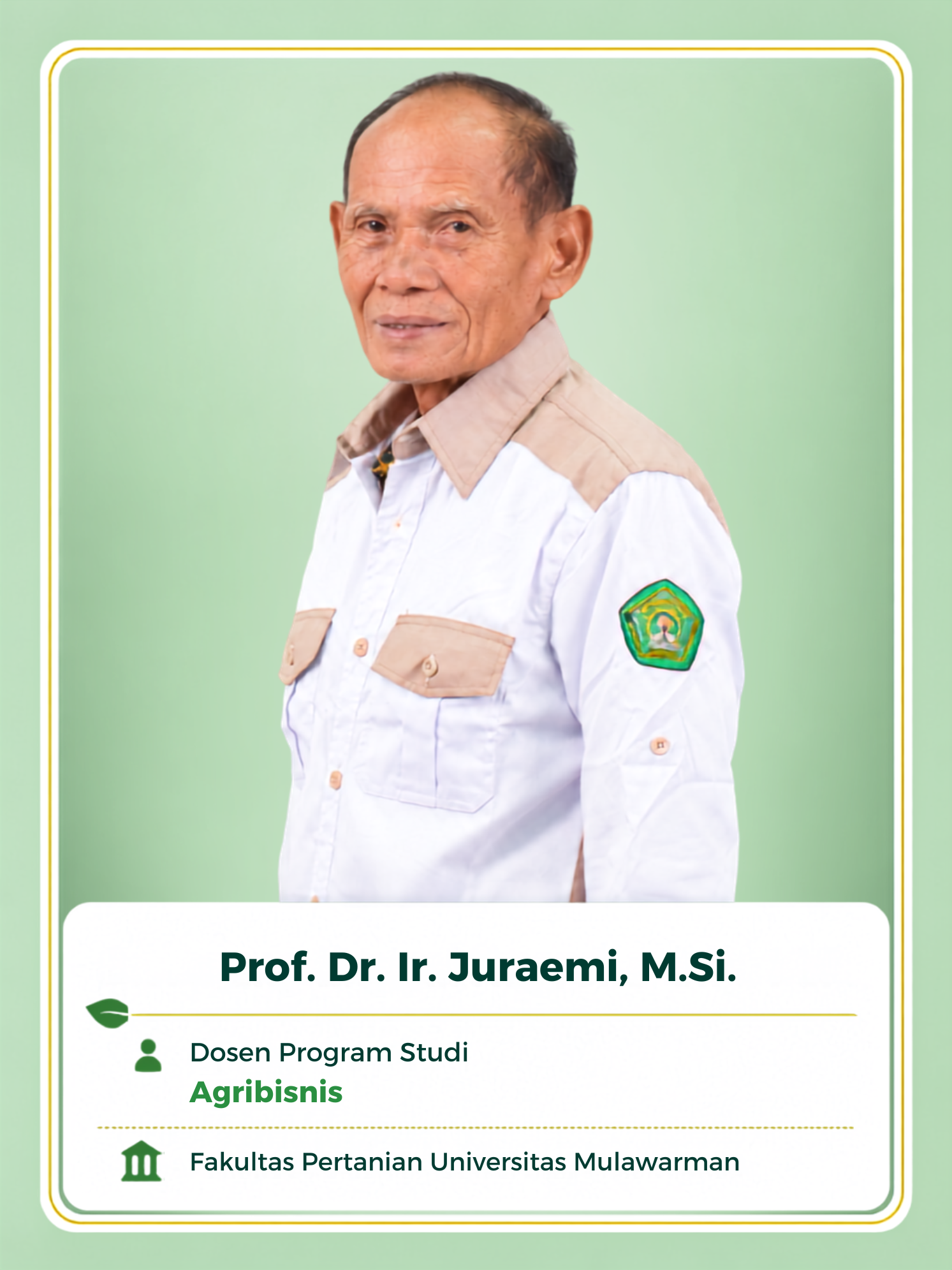 Foto dosen Program Studi Agribisnis