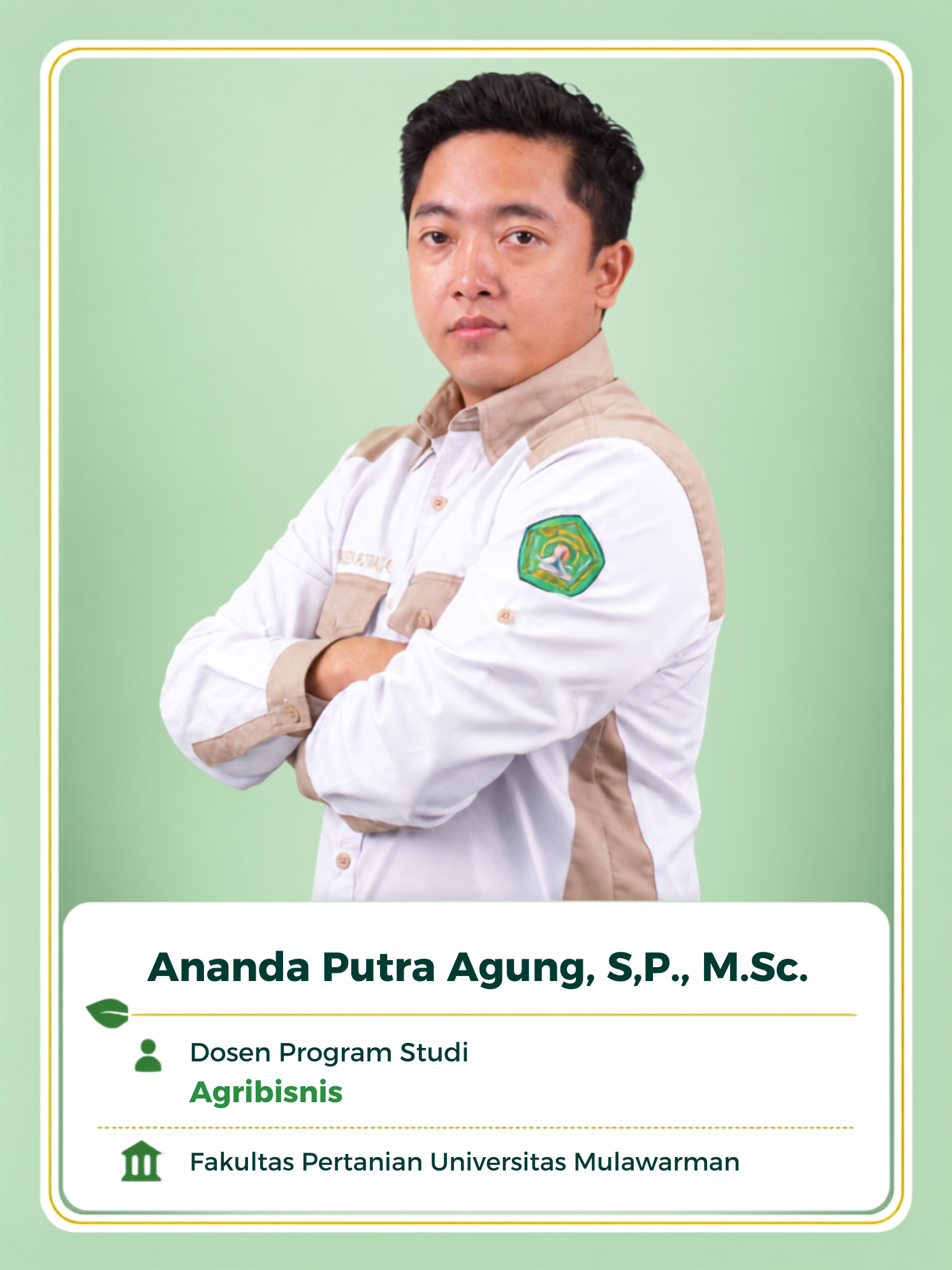 Foto dosen Program Studi Agribisnis