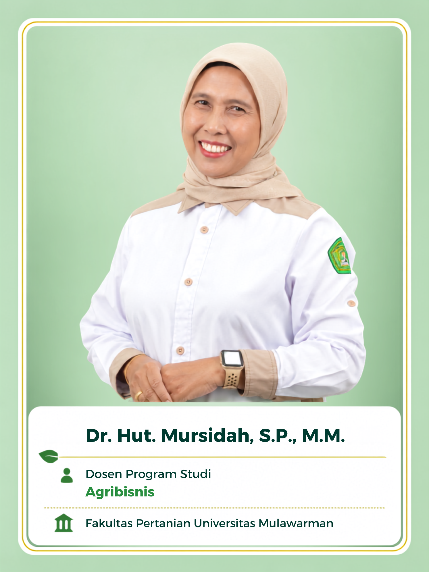 Foto dosen Program Studi Agribisnis