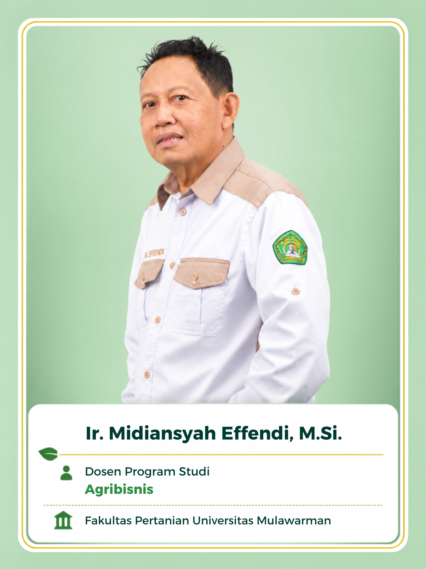 Foto dosen Program Studi Agribisnis