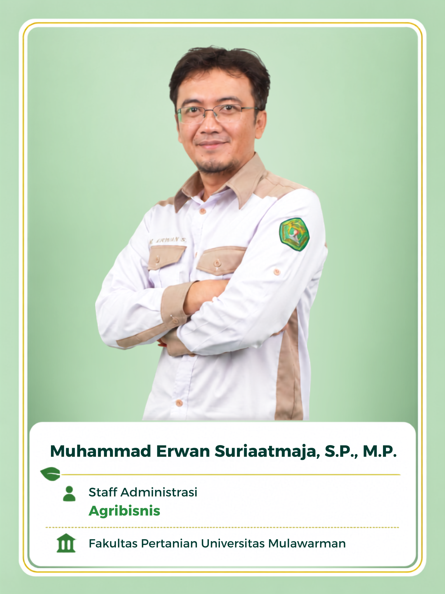 Foto dosen Program Studi Agribisnis