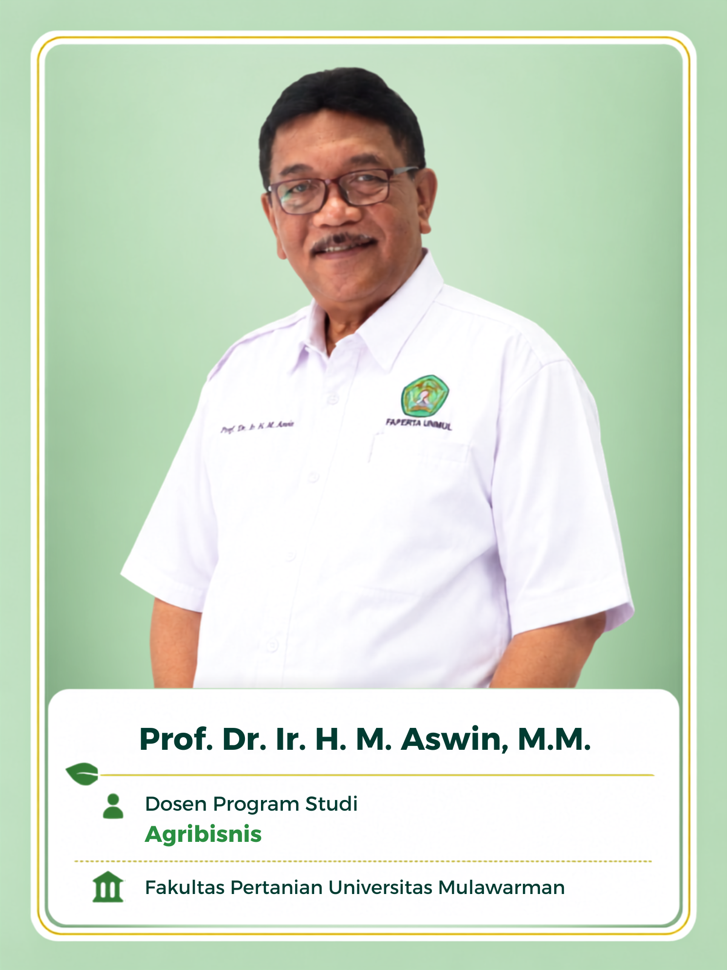 Foto dosen Program Studi Agribisnis