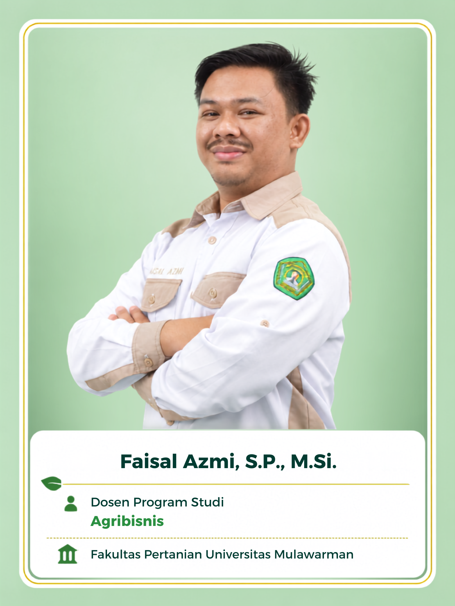 Foto dosen Program Studi Agribisnis