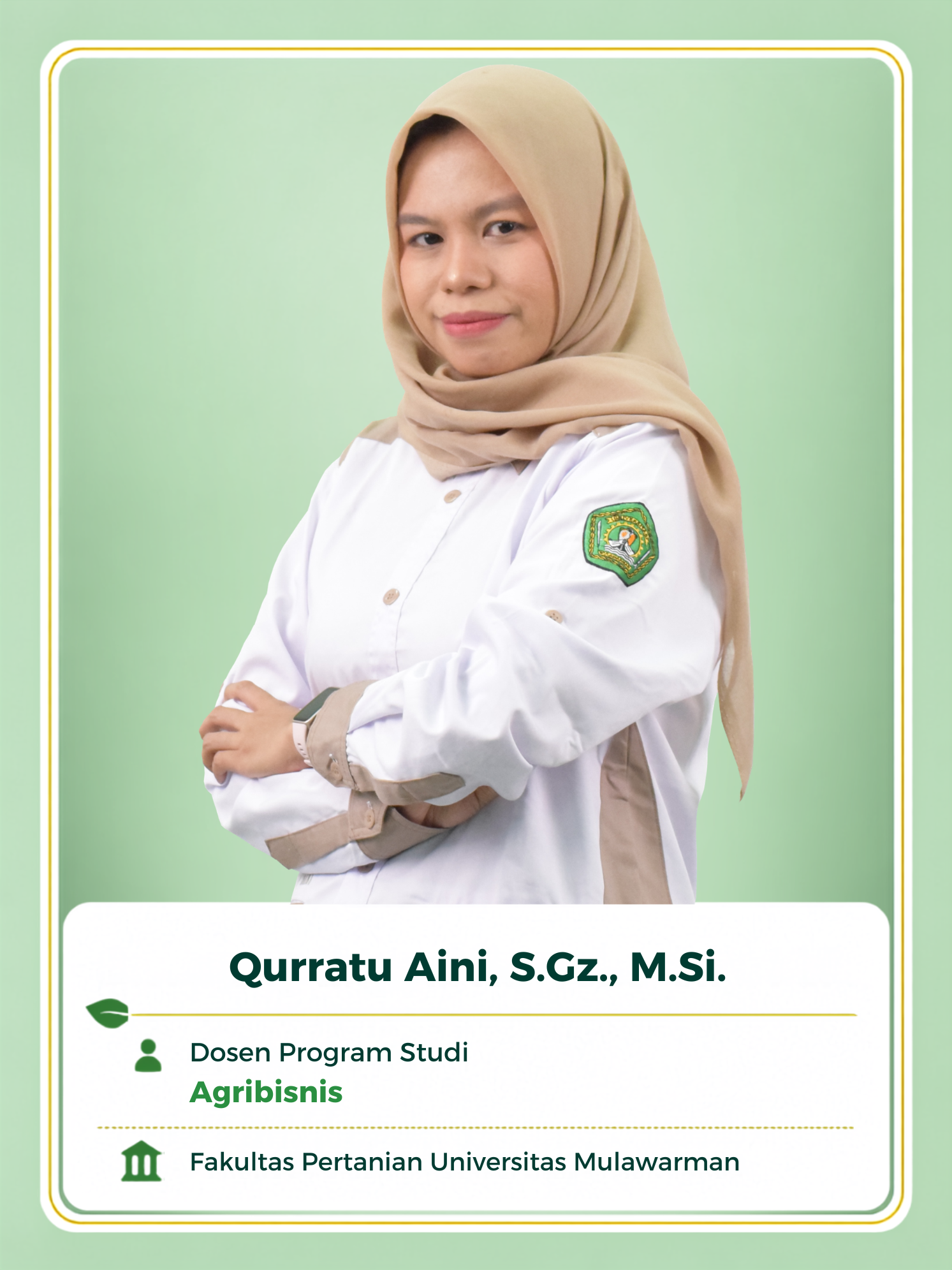 Foto dosen Program Studi Agribisnis